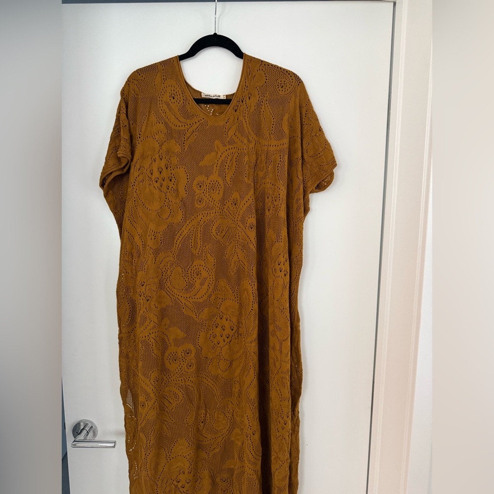 Misha And Puff Brown Midi Dress - Picture 3 of 5